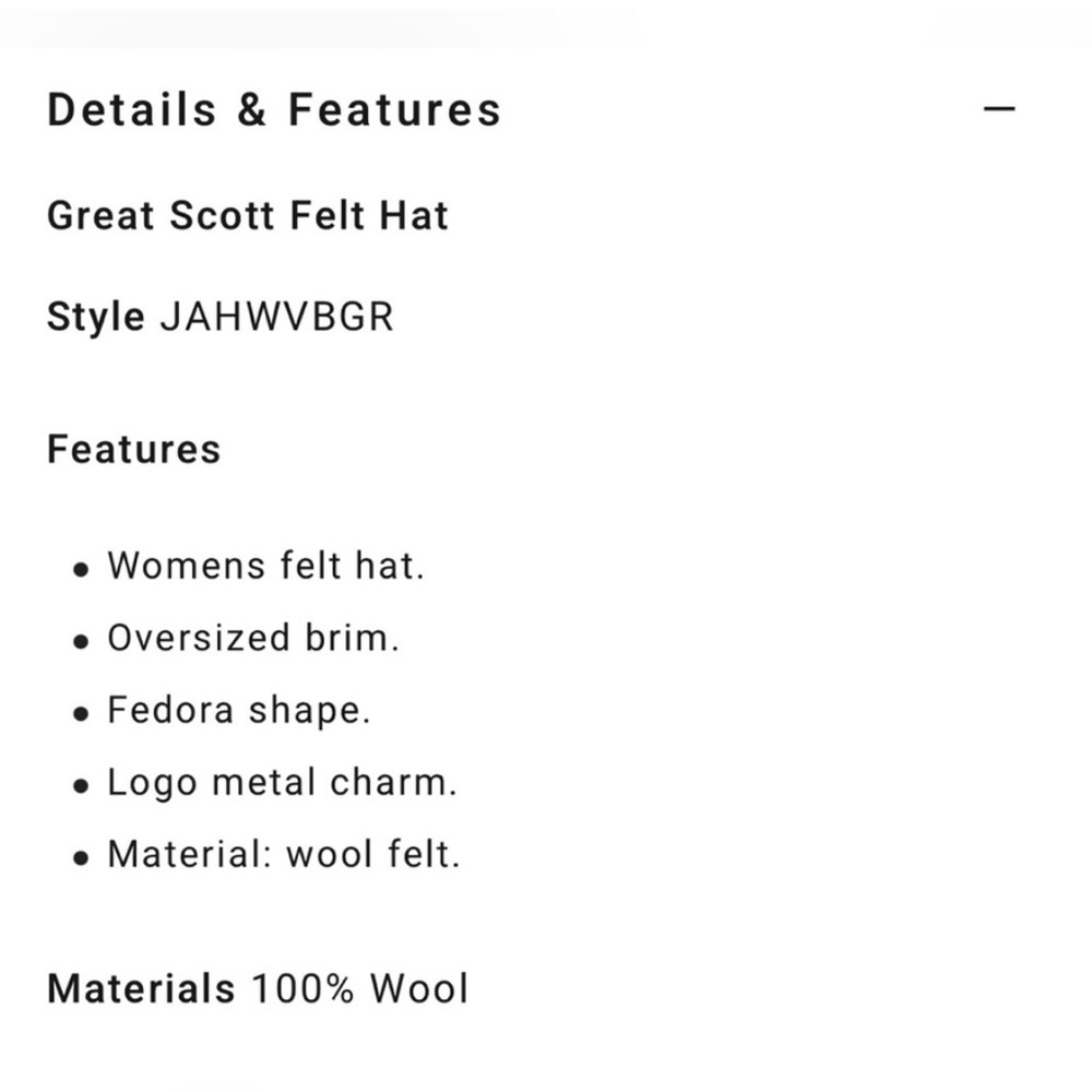 Great Scott Felt Hat OS - Picture 15 of 15